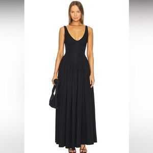 DELFI Isodora Long Dress in black. WORN ONCE
